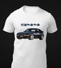 Retro T-shirt z przednim silnikiem 944, unisex, z krótkim rękawem