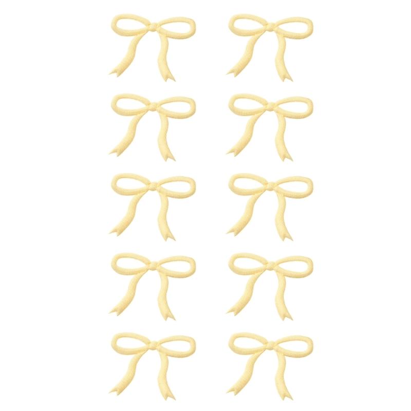 Polyester Craft Bows For DIY Hair Accessories Clothing Decors Material Easy To Attach Without Tools
