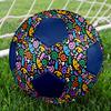 1pc Colorful Swirls Outdoor Sports Football, Size 5, Comfortable And Durable Feel,Gift Yy26060424
