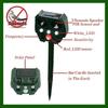 Solar Animal Repeller Waterproof Ultrasonic Motion Sensor Outdoor Dog Repeller,