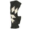 Argyle Pattern Wool Knitted Turn Cuffs Leg Warmers for Women and Students Cold Weather Foot Covers Footless Calf Socks