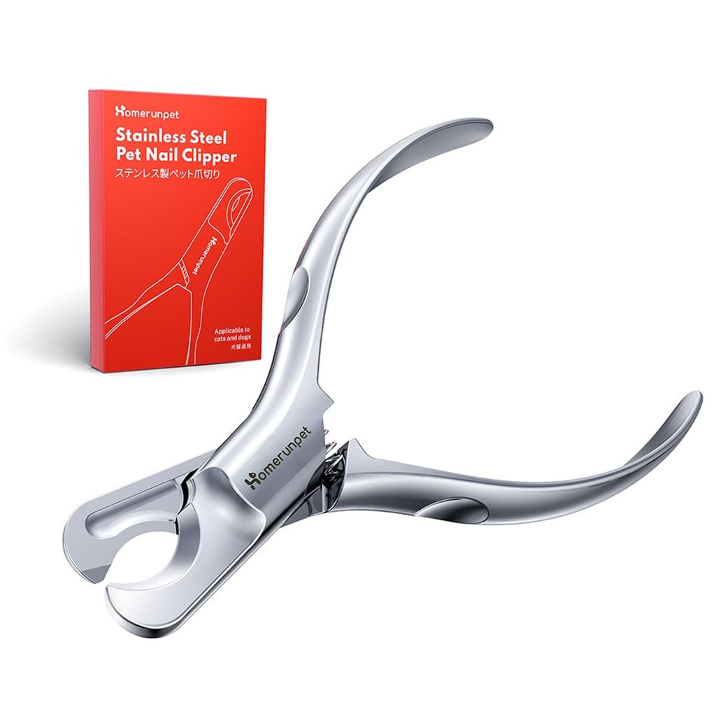 Homerunpet Cat Nail Stainless for Small and Other Nipper Suitable for Small 48HRC Homerunpet Clippers, Steel, Dogs, Rabbits, Animals, Type, Beginners,