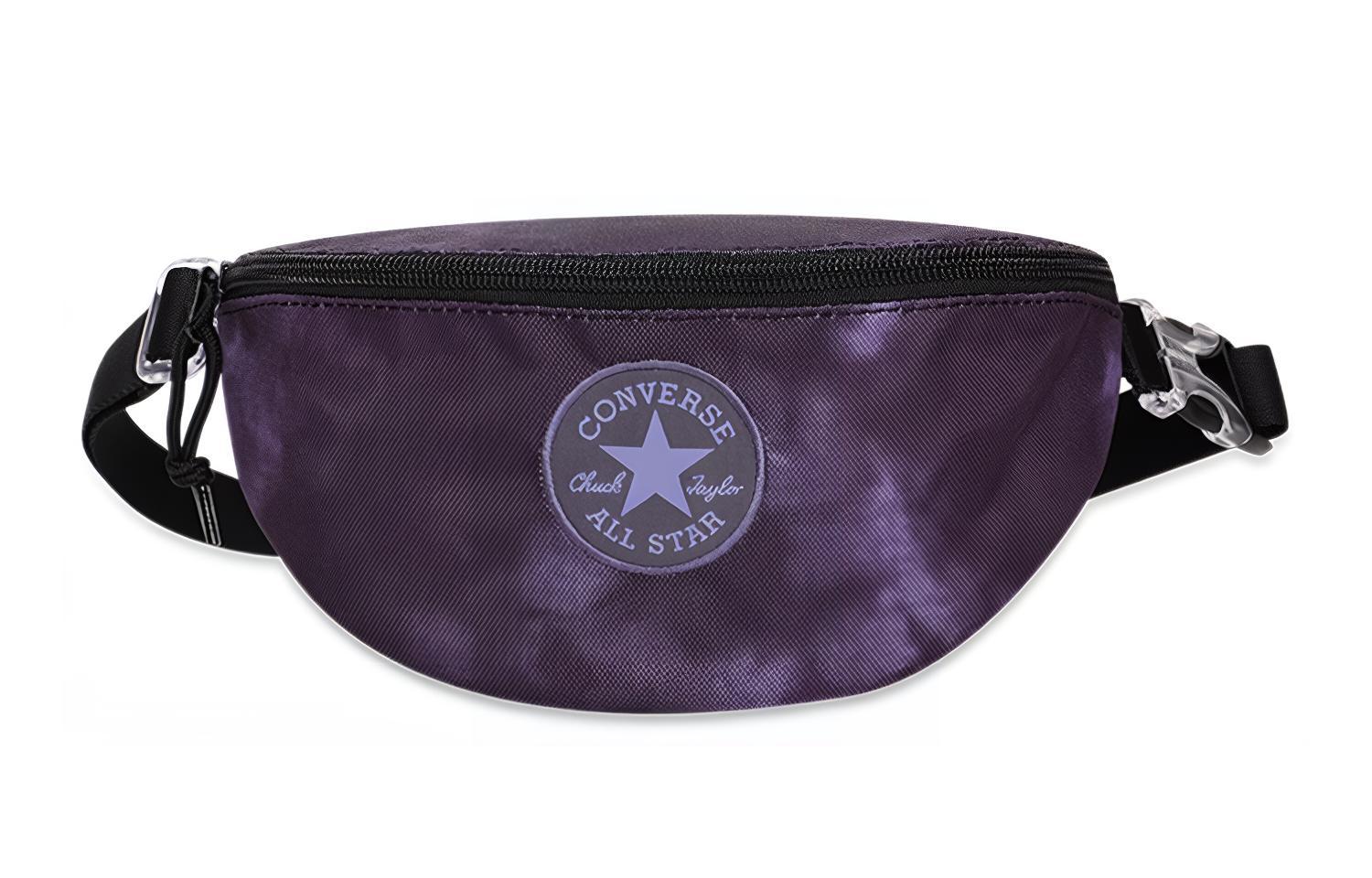 Converse Polyester One Shoulder Crossbody Fanny Pack Regular Unisex Purple 10022528-A05