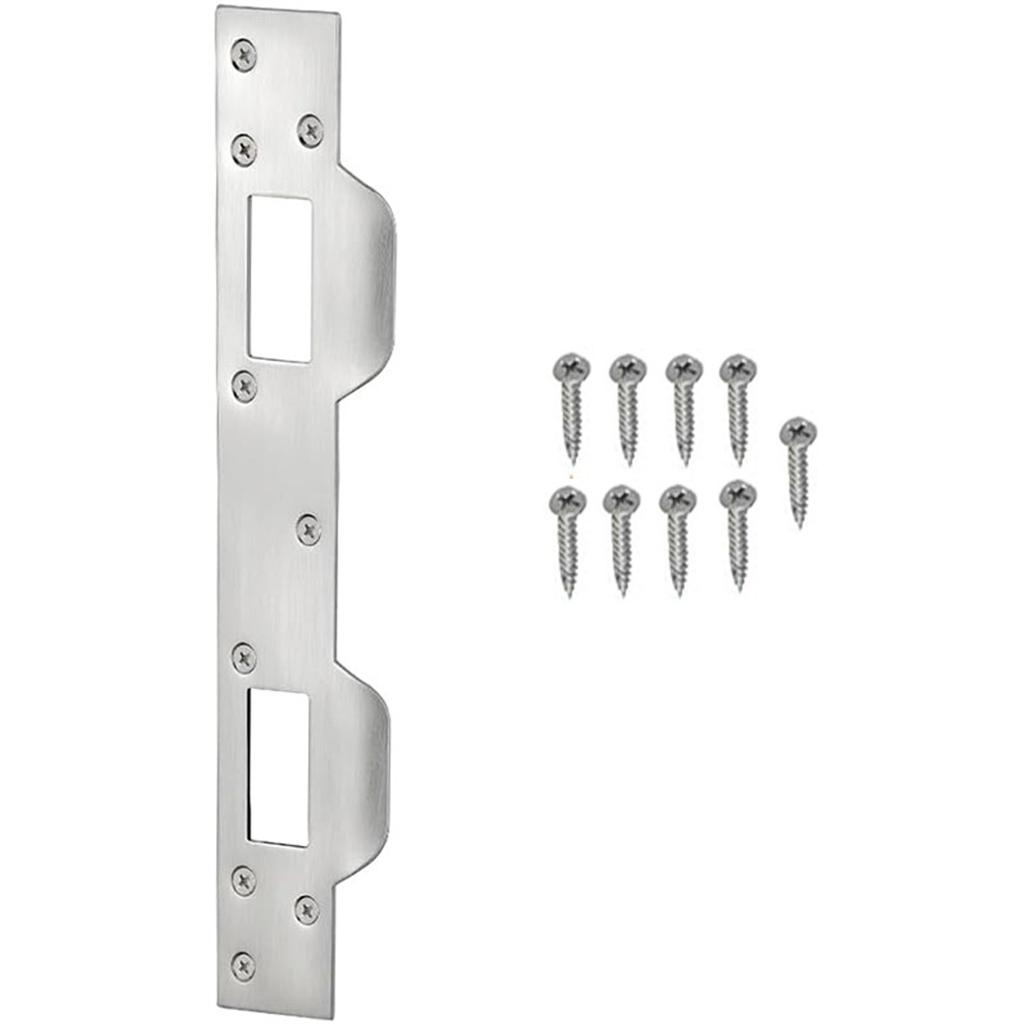 1pc Metal Plate Reinforcer, Double-hole Fastening Plate Used for Exterior and Interior Safety Plates