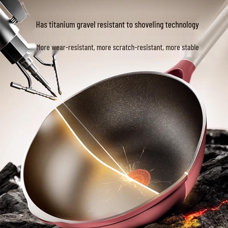Supor 32cm Titanium Non-stick Wok