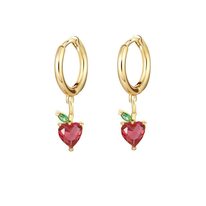 Tropical Fruit Mini Hoop & Stud Earrings - Creative European & American Ear Jewelry