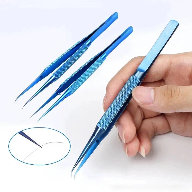 Precision Titanium Alloy Tweezers Professional Repair Fingerprint Fly Line Phone Motherboard Antimagnetic Electronics Forceps