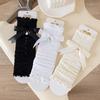 Bowknot Boot Socks Leg Warmers for Teen Girls Long Leg Cover Cute Knee Stockings Child Socks Ankle Heap Sock Breathable