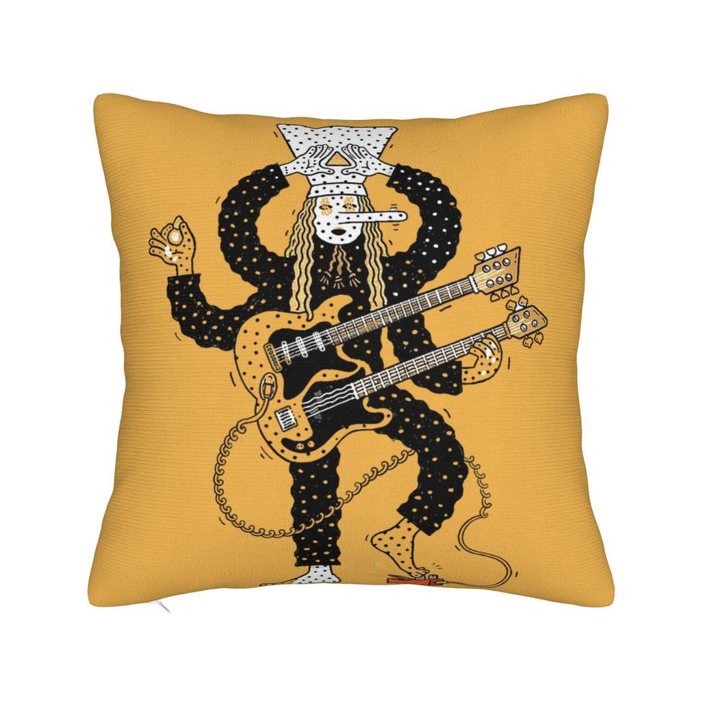 Angine De Poitrine Square Pillow Covers Polyester Car Sherpa Mantra Cushion Cover Cute Decor Throw Pillow Case