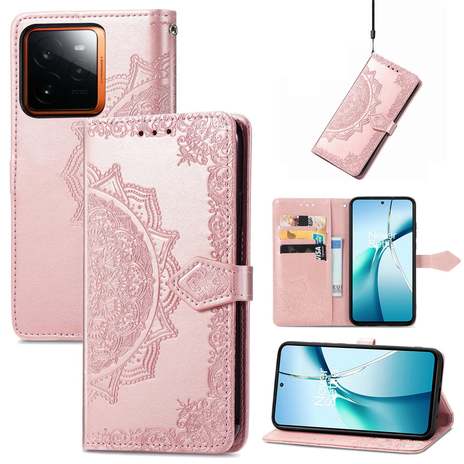 

For Realme GT 7 Pro 5G Wallet Case Mandala Flower Leather Phone Cover Stand F