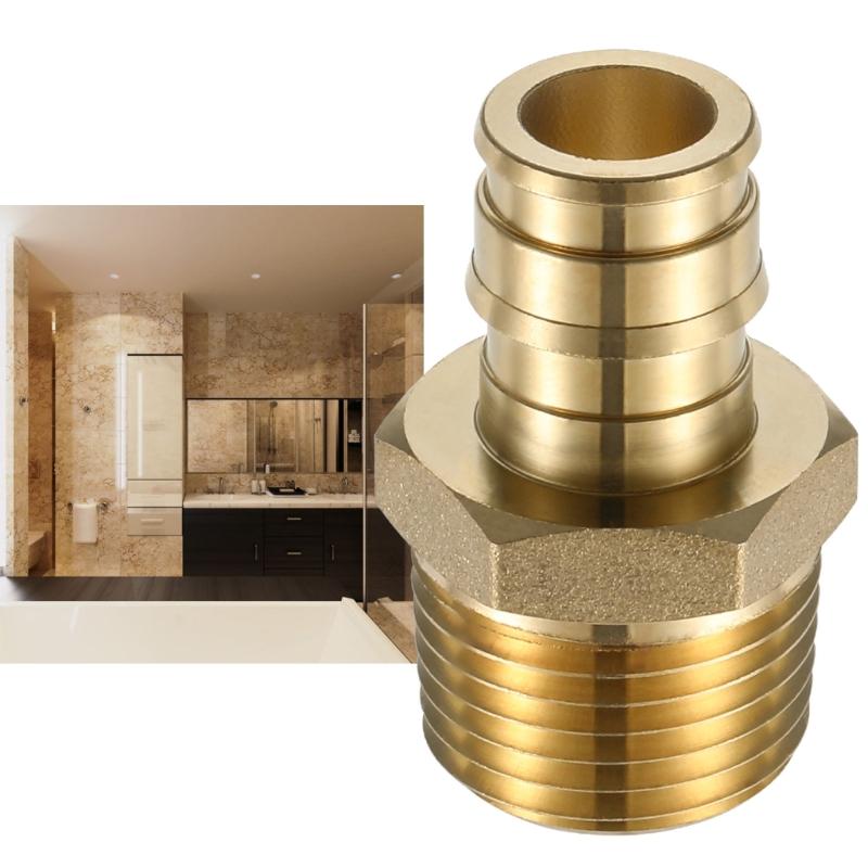 Practical Without Leads Brass Male NPT Adapter Project Supplies Convenient for Tubing In Water Supply Systems Daily Use