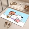 Dudu Bubu Cartoon Hallway Carpet Washable Non-Slip Living Room Sofa Chairs Area Mat Kitchen Doormat Area Rug
