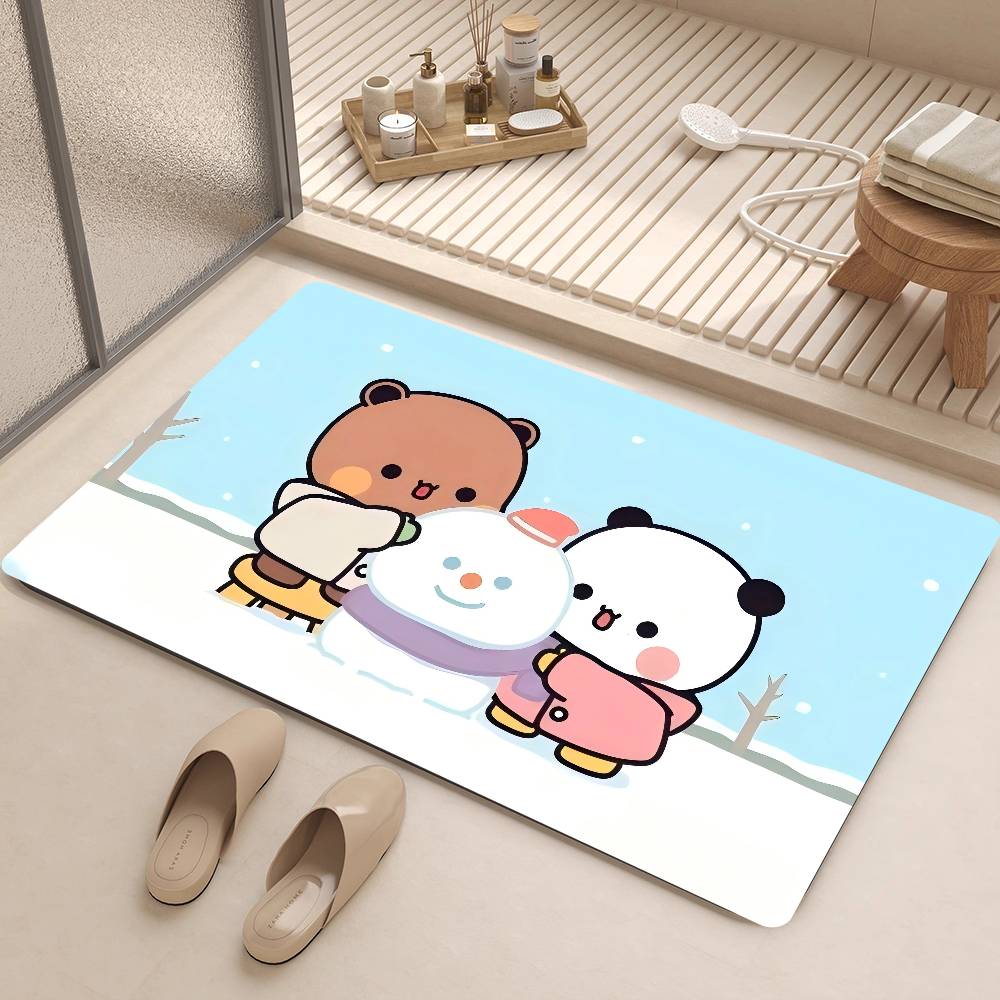 Dudu Bubu Cartoon Hallway Carpet Washable Non-Slip Living Room Sofa Chairs Area Mat Kitchen Doormat Area Rug