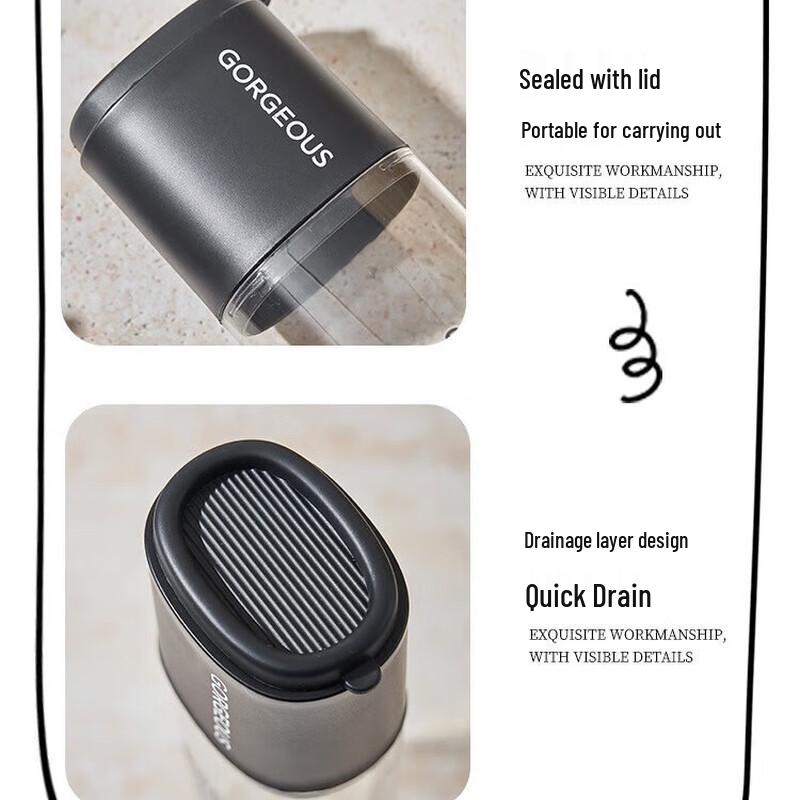 Minimalist Portable 3-in-1 Travel Toothbrush Cup Set