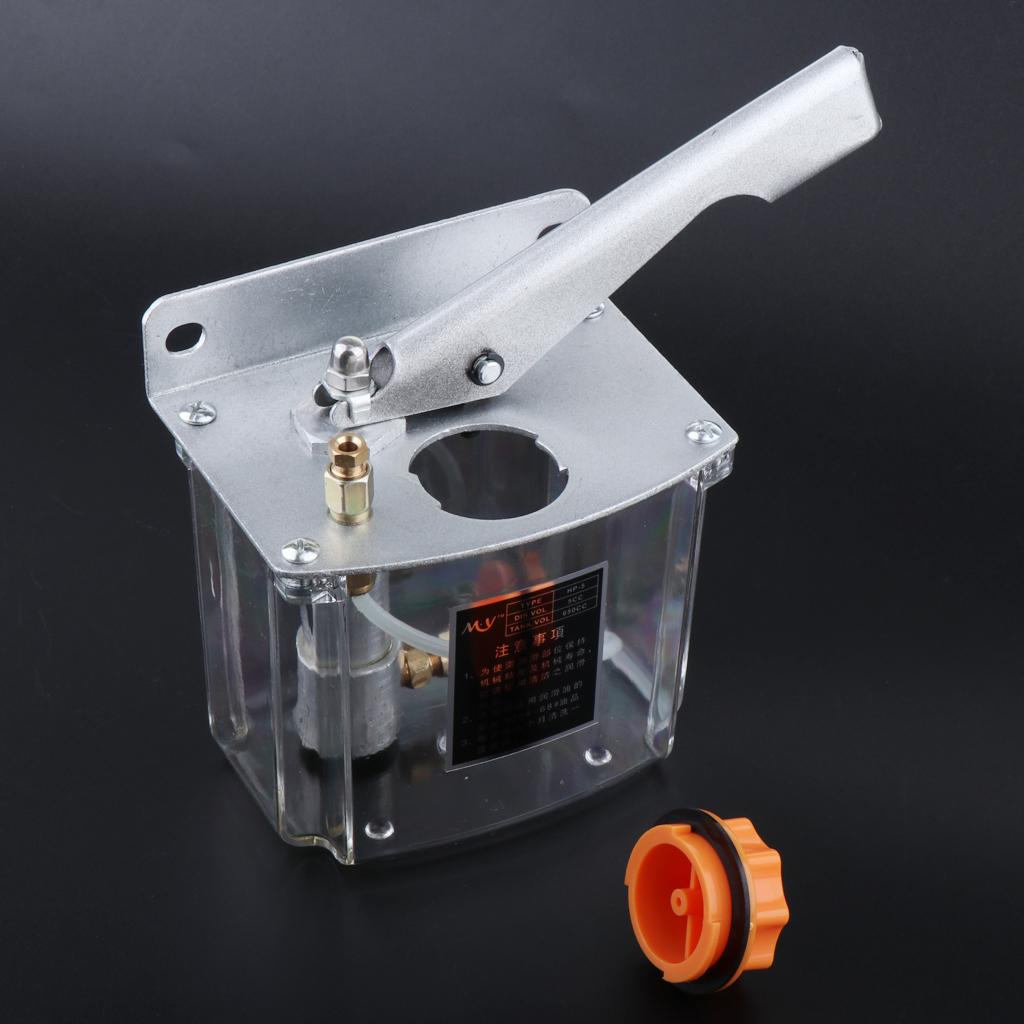 Aluminum CNC Manual Oil Hand Pump with Grease Filter Lubrication Accessory for Engraving Carving Machine