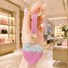 Full Heart Keychain Sparkling Key for Women's Bags, Purses and Keys