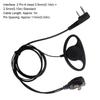 1Pcs K-head 2 Pin Walkie Talkie Headset Ear Hook Radio Accessory  Two Way Radio Accessory