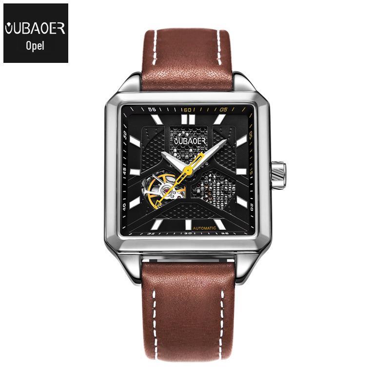 Hot-Selling Men`s Skeleton Mechanical Watch: Automatic
