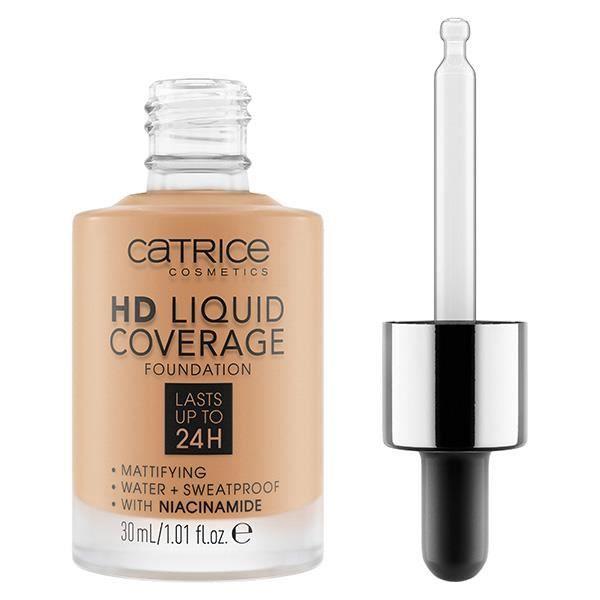 Fond de Teint - Catrice - N°046 Camel Beige - 30ml - Haute Couvrance - Waterproof - Matifiant