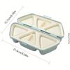 Triangular Sushi Mold with 6 Holes for Pressing Rice Balls, Non Stick Pan Making Tool Suitable for Seaweed and Coriander Rice Balls