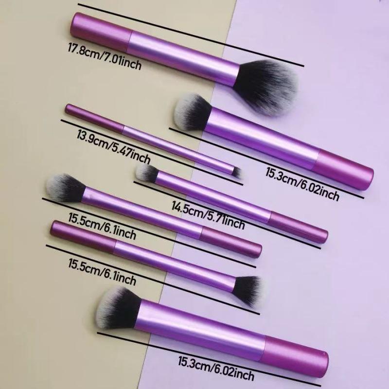 Professional Makeup Brush Set: Includes Powder, Concealer, Eyeshadow, and Blush Brushes - Portable Beauty Tools