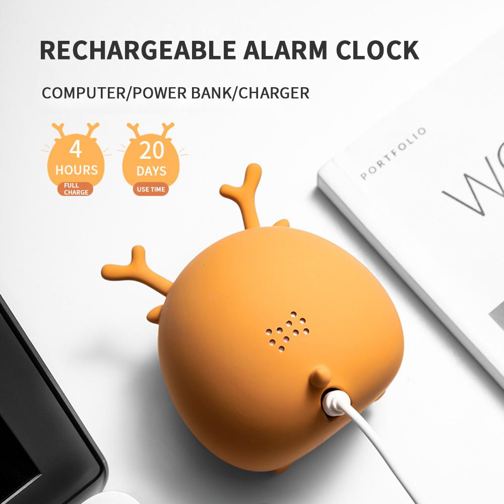 Akıllı Çok Fonksiyonlu Elf Çalar Saat Karikatür Ses Kontrolü Yaratıcı Led Saat Yurdu Öğrenci Hediye Çok Fonksiyonlu Başucu