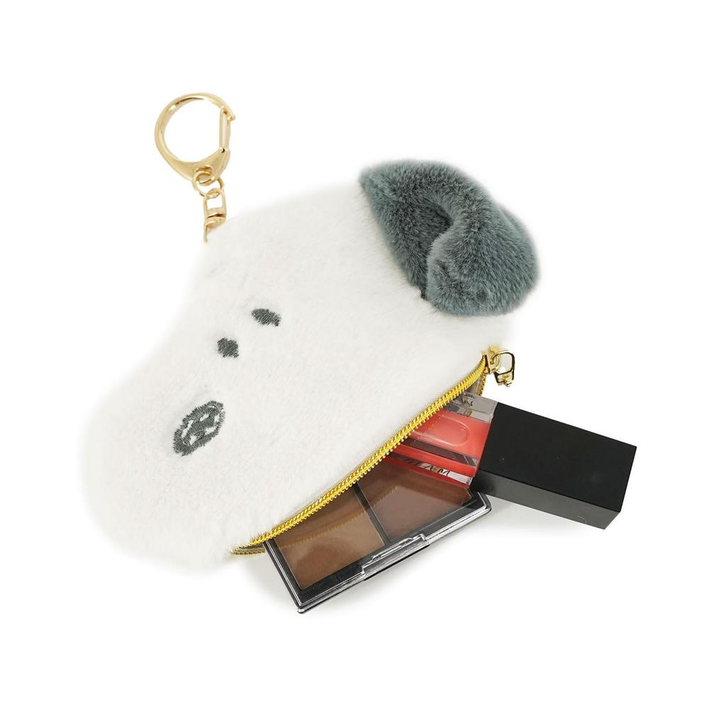 Snoopy Coin Heart Quilted Series Face-Shaped Case, Blue,