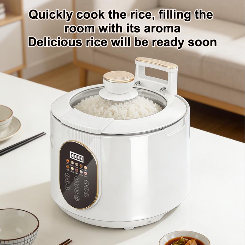 Multifunctional Rice Cooker with Water Separation, Steaming, and 304 Stainless Steel Inner Pot