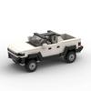 Building Block Compatible Hummer Ev Pickup Small Particle Assembly Car Classic Creative Ornament Desktop Model