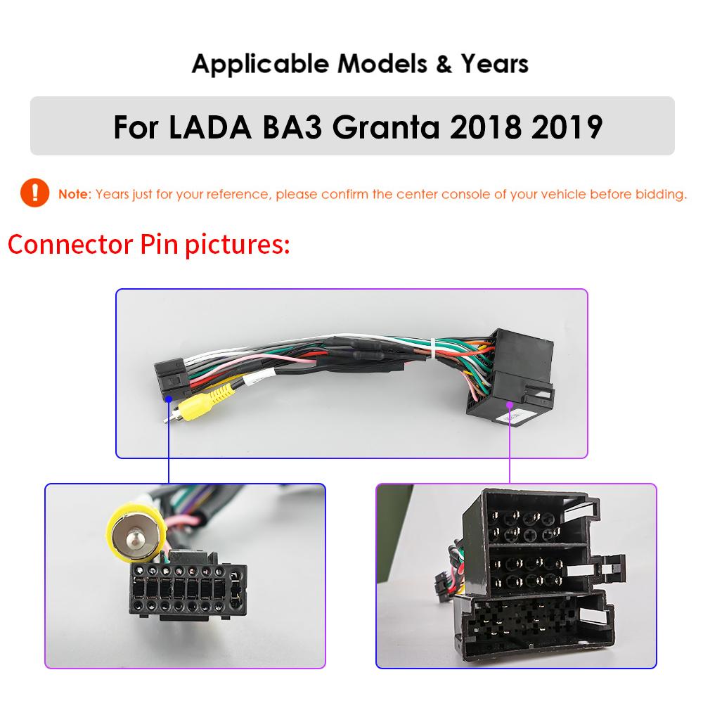 4G 2Din Android 12 Car Stereo Radio for LADA BA3 Granta Cross 2018 2019 GPS Navigation Multimedia Video Player Carplay Autoradio BT Intelligent Screen