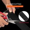 Car Sticker Carbon Fiber Vinyl 3D Decals Anti Scratch Film Automobiles Door Trunk Bumper Protector