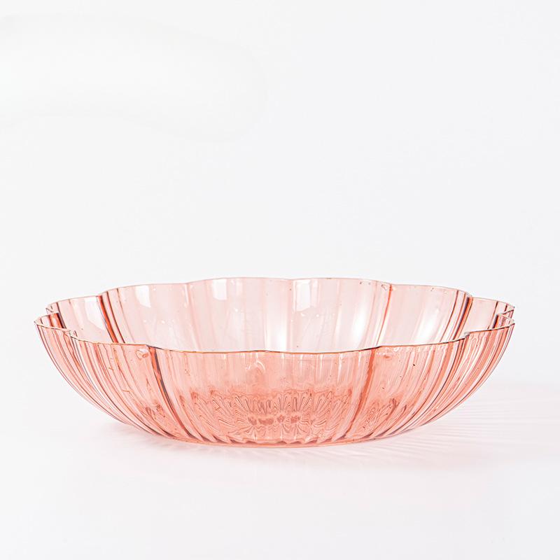 Small Fruit PlateSnack and Melon Seed Plate Home Living Room Coffee Table Durable and Transparent Fruit Plate