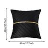 Velvet Cushion Cover 45 X 45 Cm Sofa Cushion Seat Cushion Cover Living Room Bedroom Office Car Sofa Decorative Cushion
