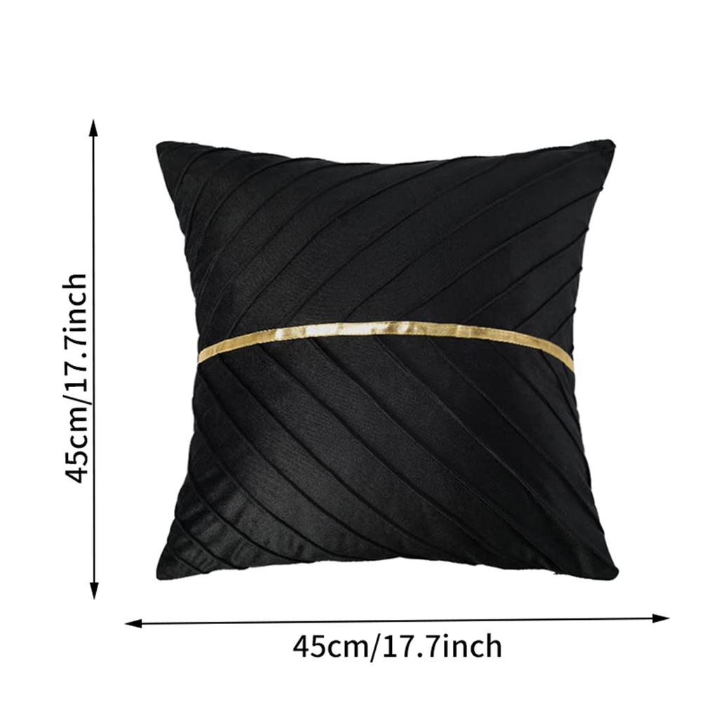 Velvet Cushion Cover 45 X 45 Cm Sofa Cushion Seat Cushion Cover Living Room Bedroom Office Car Sofa Decorative Cushion