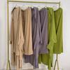 Loriya 2023 Solid Color Streetwear Swing Robe Dress Set - LR618
