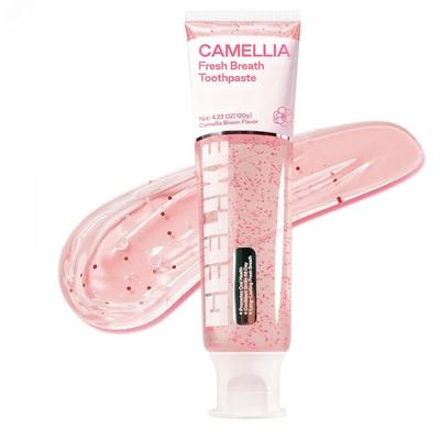 Camellia Fresh Breath Toothpaste, Natural Floral Flavor for Long - Lasting Oral Freshness, Enriched with Plant Extracts, 4.23 Oz (120g)