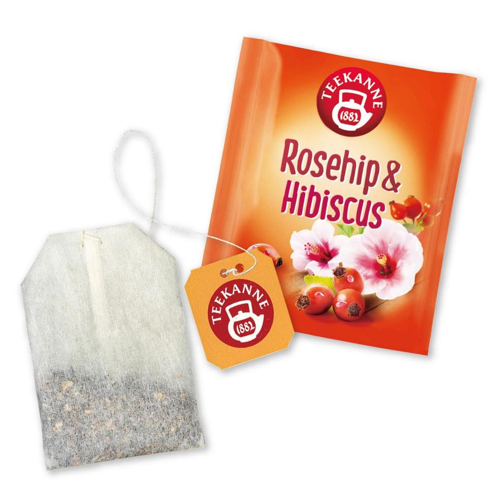Pompadour Rosehip Hibiscus 20 Tea Bags 71091 X 10 Sets &