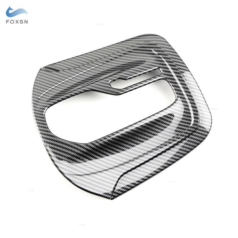 For Buick Regal 2009 2010 2011 2012 2013 2014 2015 2016 LHD Car Carbon Fiber Texture Center Console Gear Shift Frame Cover Trim