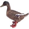 Simulation Goose Animal Model Figurine Art Decoration Unique Realistic Duck Educational Toy Farm Animal Figure for Table Cabinet , White Goose
