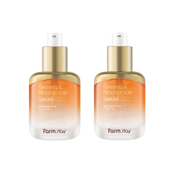 

FarmStay Ginseng & Niacinamide Тонер 150 мл, Сыворотка 35 мл, Эмульсия 120 мл, Крем 55 мл (15 вариантов) #Serum 35ml x 2pcs