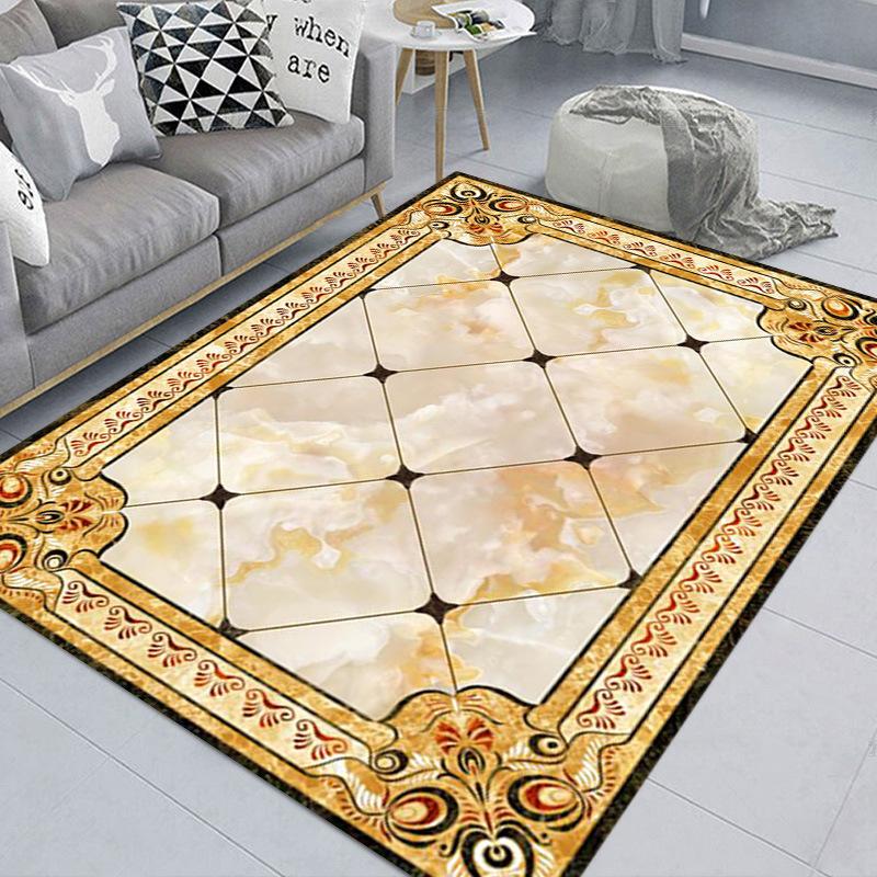 Marble Geometric Abstract Living Room Carpet Nordic Minimalist Modern Style Living Room Carpet