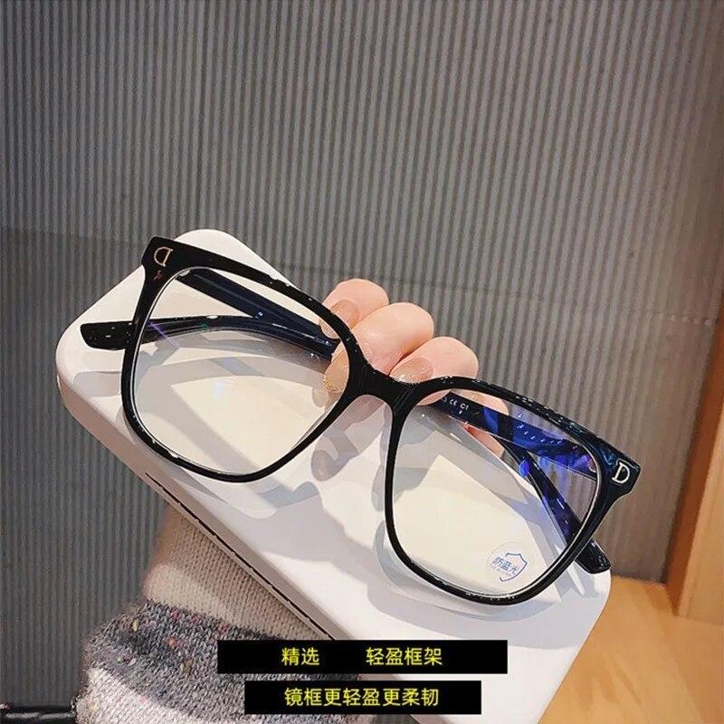 Ochelari transparenti pentru computer, femei, bărbați, anti-lumină albastră, rotunzi, ochelari de blocare, ochelari optici