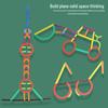 Children's Creative Interlocking Building Blocks Puzzle Set: Versatile Shapes and Educational Fun