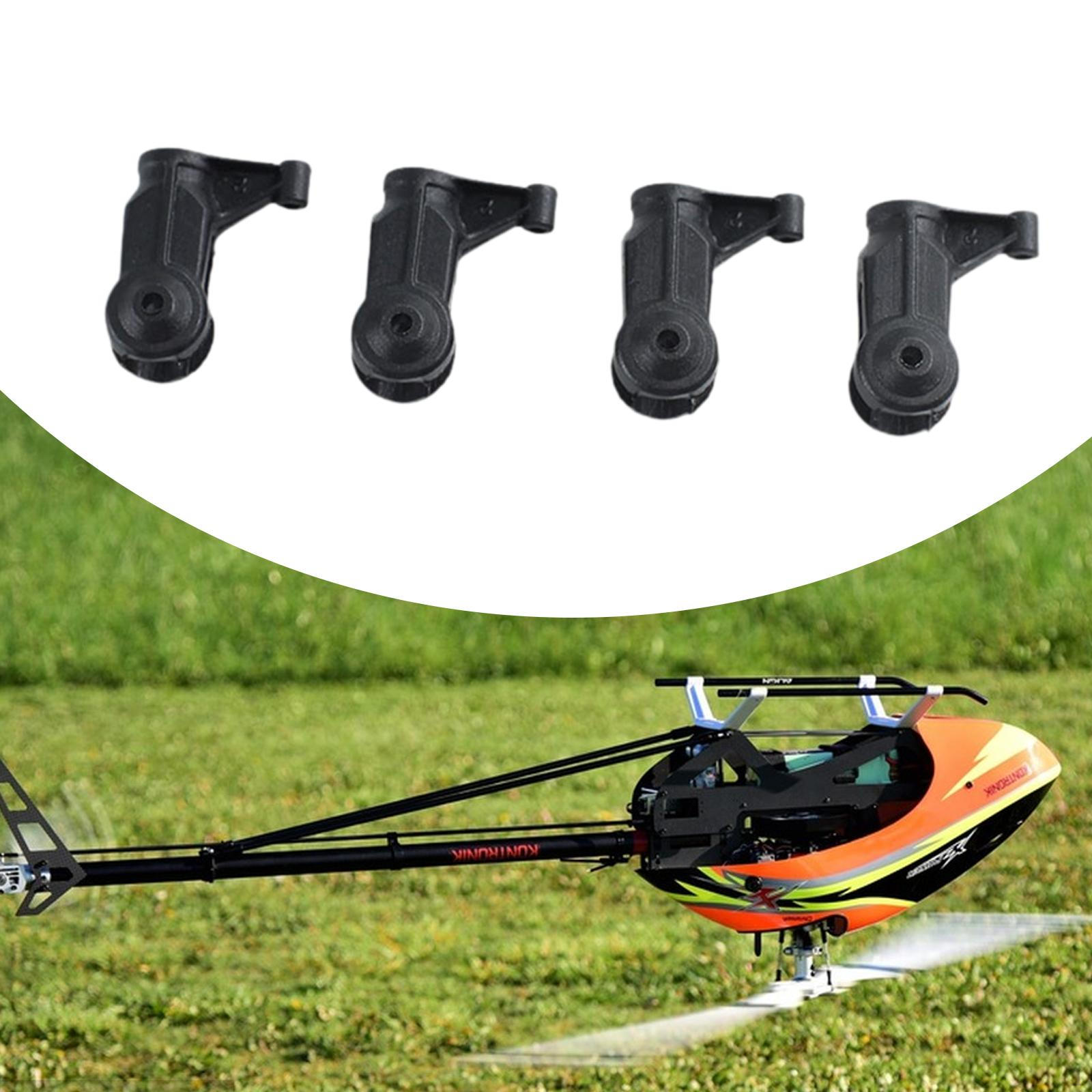 

4Pcs RC Helicopter Rotor Heads Spare Parts High Performance Assembly Upgrade Accessory Replaces for