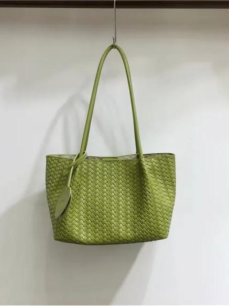 Retro-Gestrickte Schultertasche für den Arbeitsweg - Modische Unterarm-High-Style Einzel-Schulter-Freizeit-Arbeitswegtasche