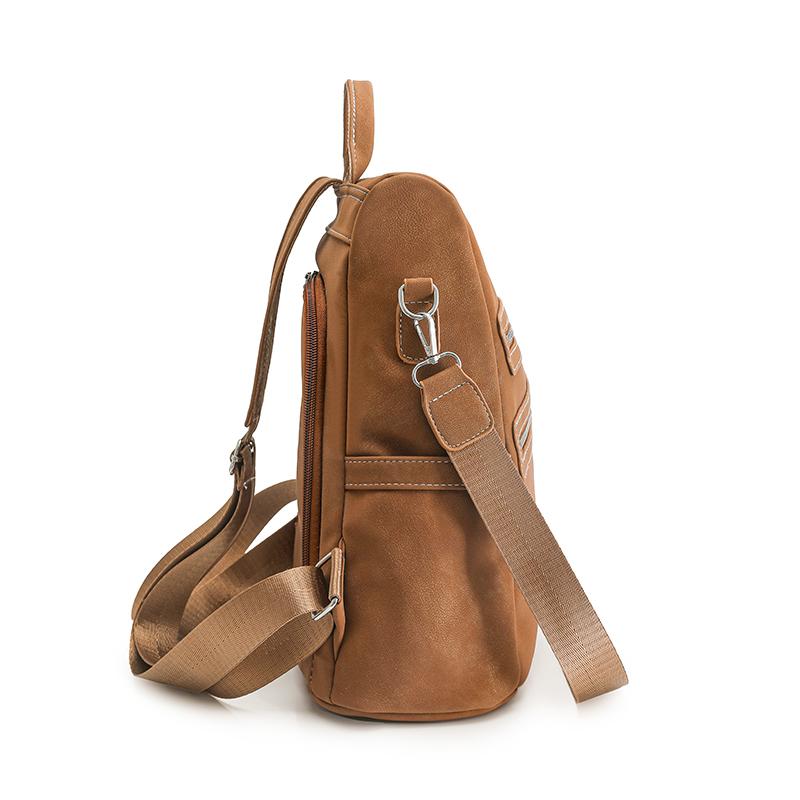 Retro Large Capacity School Bag Multi-function Shoulder Bag Women's Travel Backpack