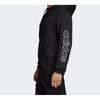 Adidas Originals Trefoil Sporty Knit Hooded Jacket Men Outerwear Black DU0364