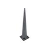 SONGMICS Metal Post Anchor Grey Sprayed Ground Anchor Drive-in Anchor 46 X 11.5 X 11.5 Cm