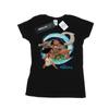 Disney Womens/Ladies Moana And Maui Wave Cotton T-Shirt