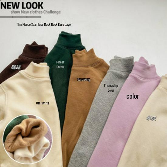 2023 Unisex Kinder Warme Baumwollfleece Hose für den Winter